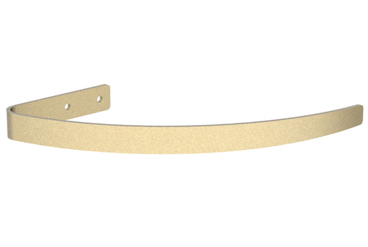 Hallis Arc Metal Curtain Holdback - Soft Brass