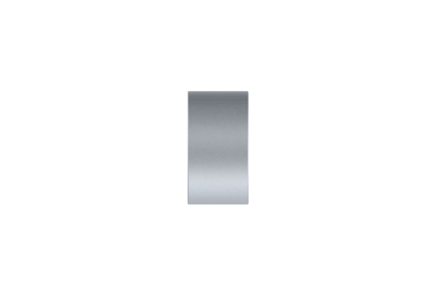 Hallis Arc 25mm Metal Curtain Pole Stud Finial - Soft Silver