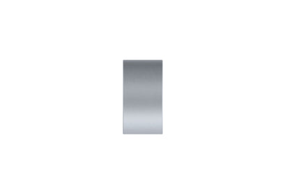 Hallis Arc 25mm Metal Curtain Pole Stud Finial - Soft Silver