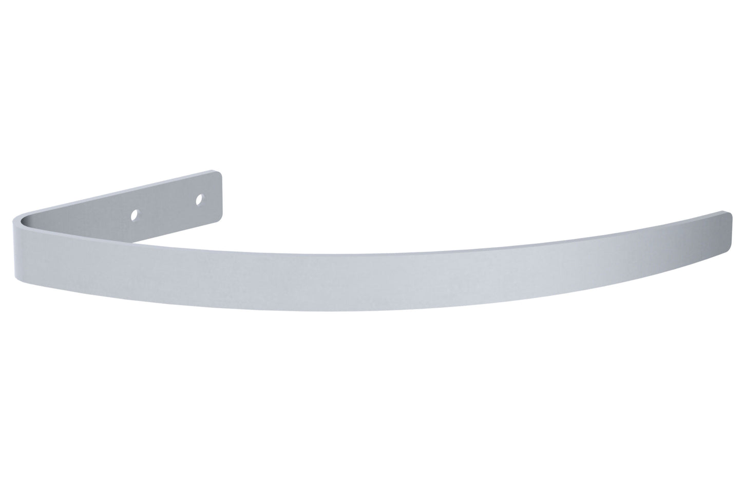 Hallis Arc Metal Curtain Holdback - Soft Silver