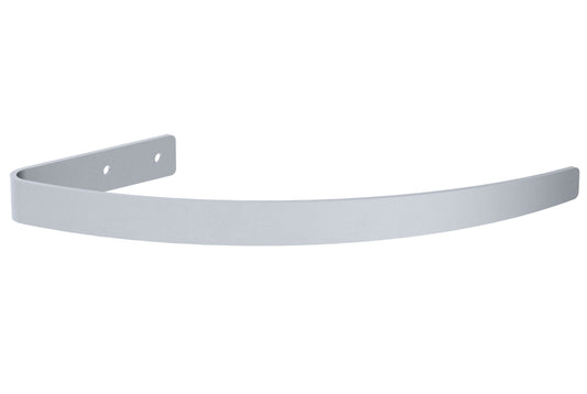 Hallis Arc Metal Curtain Holdback - Soft Silver