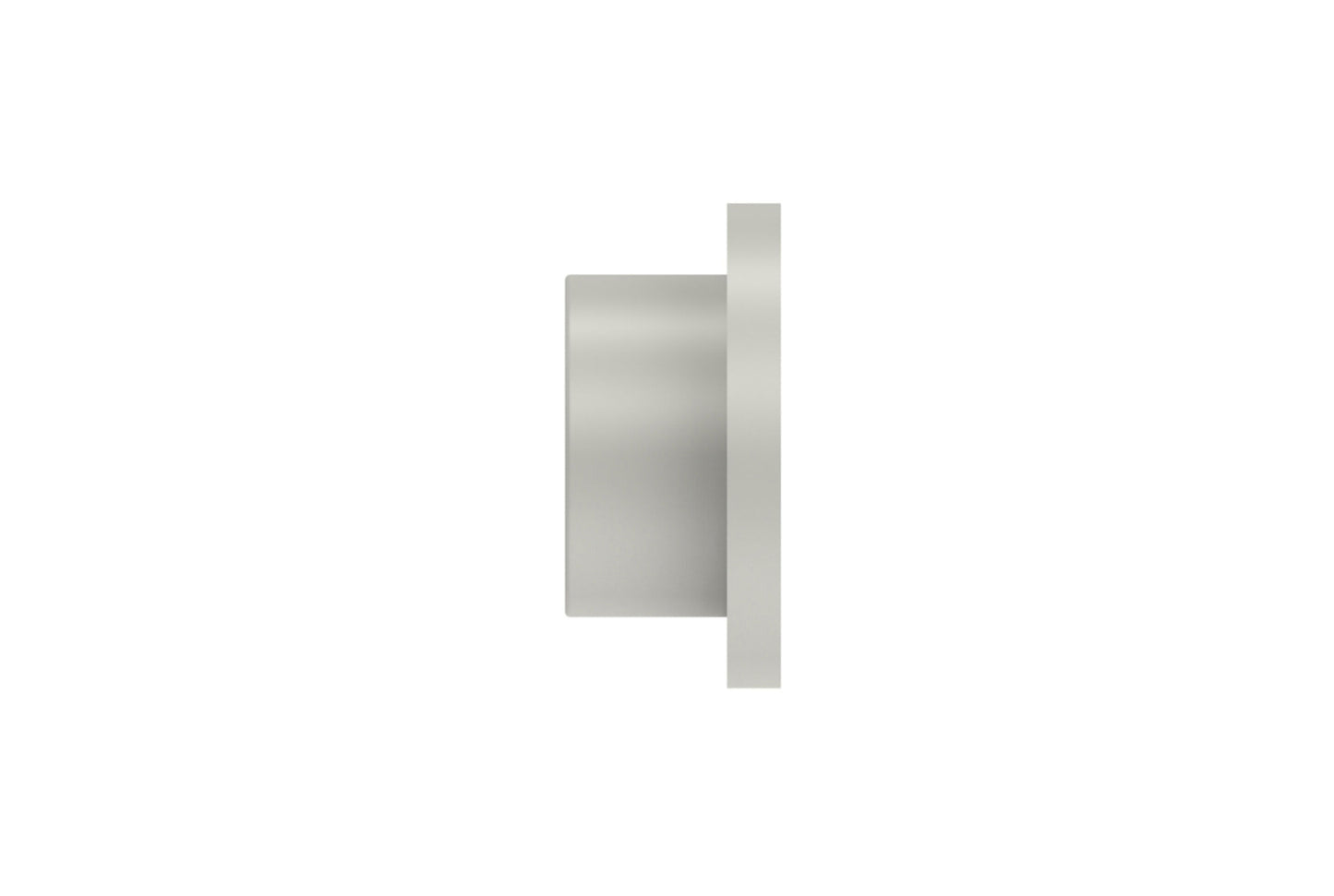 Hallis Arc 25mm Metal Curtain Pole Disc Finial - Warm Grey