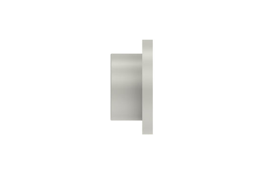 Hallis Arc 25mm Metal Curtain Pole Disc Finial - Warm Grey