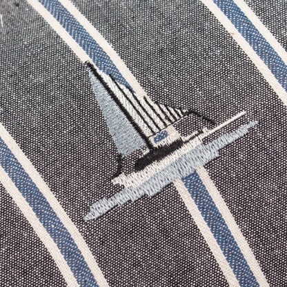 Wylder Abersoch Regatta Rectangle Cushion - Navy