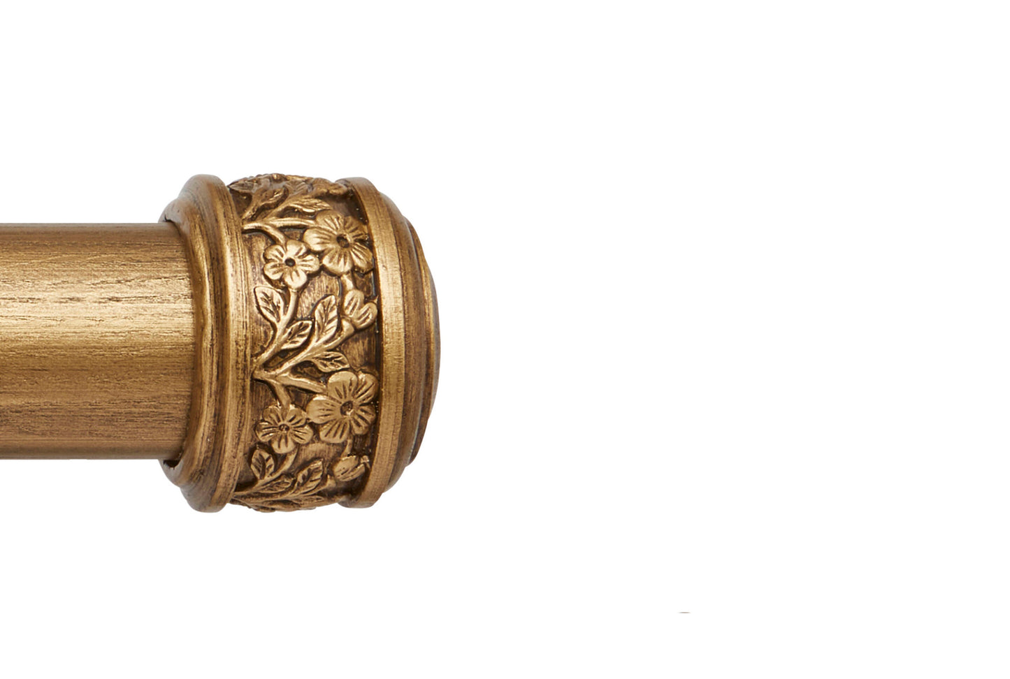 Hallis Ashbridge Claremont 45mm Wooden Curtain Pole Finial - Baroque Gold