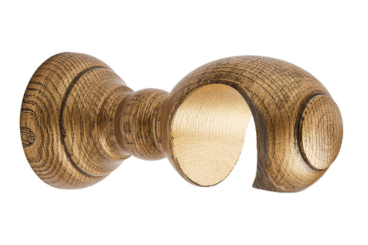 Hallis Ashbridge 45mm Wooden Curtain Pole Clasp Bracket - Baroque Gold