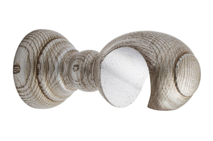 Hallis Ashbridge 45mm Wooden Curtain Pole Clasp Bracket - Baroque Silver