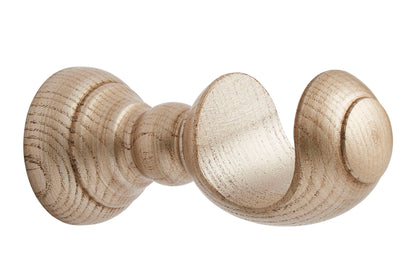 Hallis Ashbridge 45mm Wooden Curtain Pole Cup Bracket - Champagne Gold