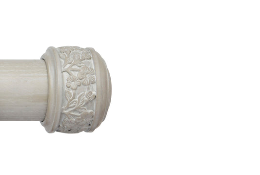 Hallis Ashbridge Claremont 45mm Wooden Curtain Pole Finial - Heritage Grey