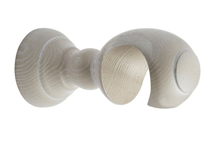 Hallis Ashbridge 45mm Wooden Curtain Pole Clasp Bracket - Heritage Grey