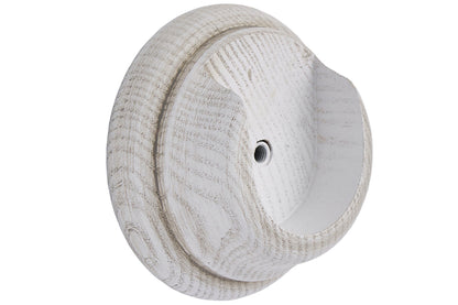 Hallis Ashbridge 45mm Wooden Curtain Pole Recess Bracket - Parchment White