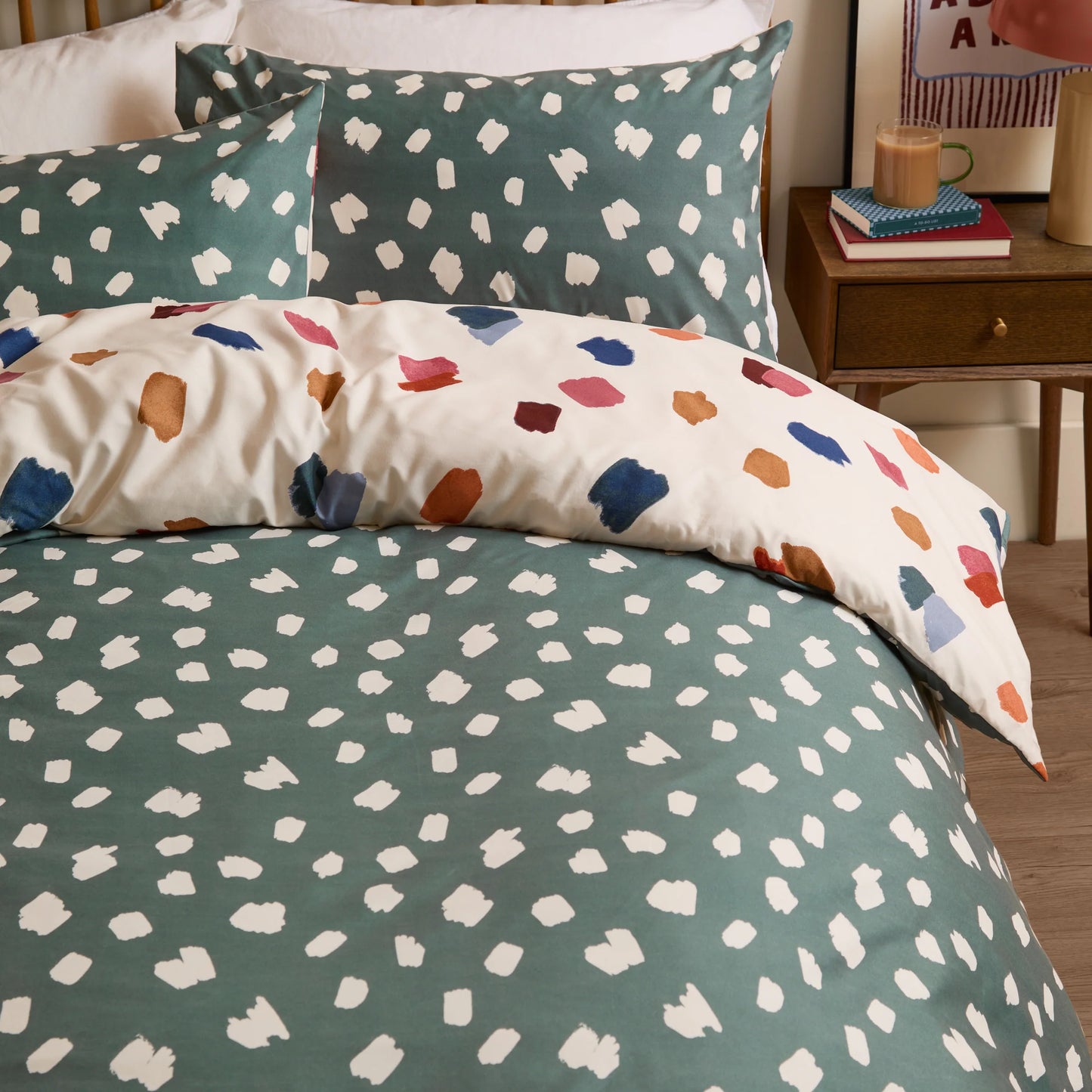 Duvet Day Astrid Duvet Cover Set - Multi/Teal