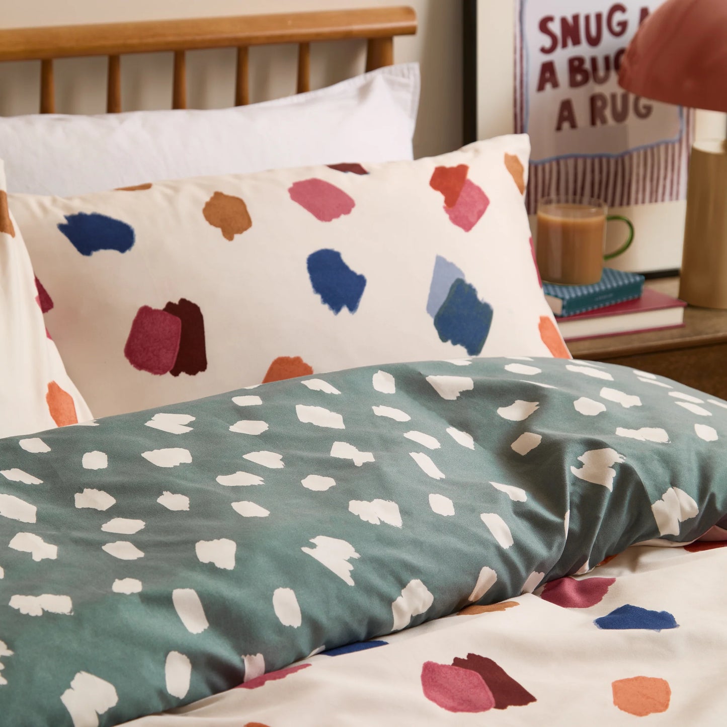 Duvet Day Astrid Duvet Cover Set - Multi/Teal