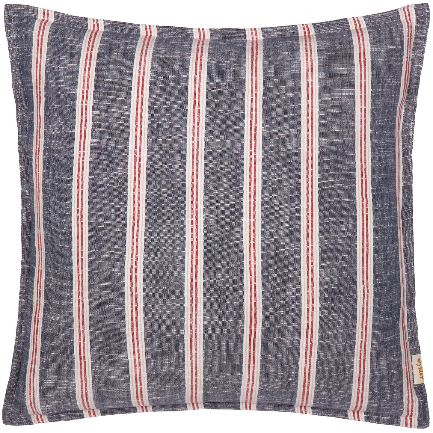 Wylder Abersoch Stripe Cushion - Regatta Red