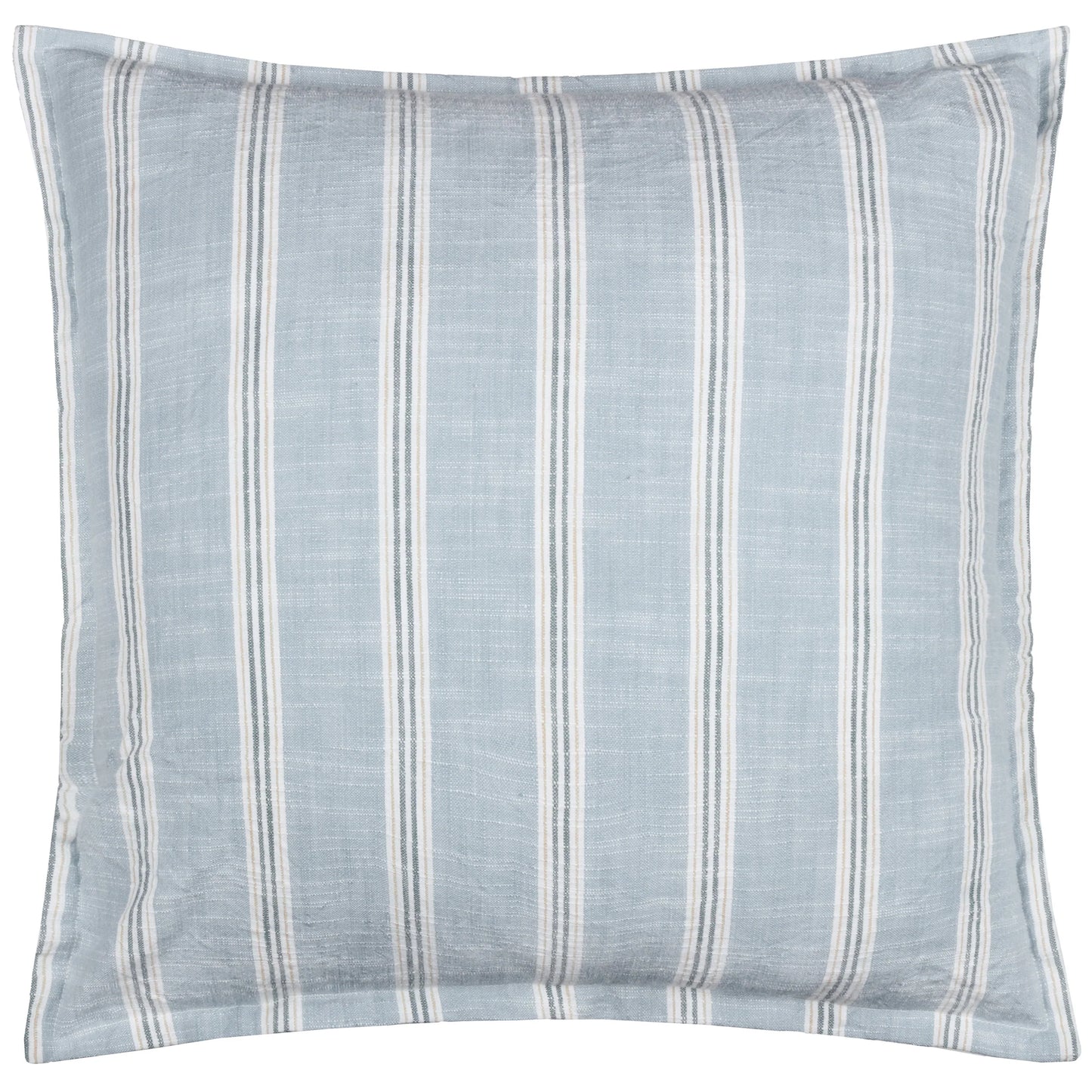 Wylder Abersoch Stripe Cushion - Sail Blue