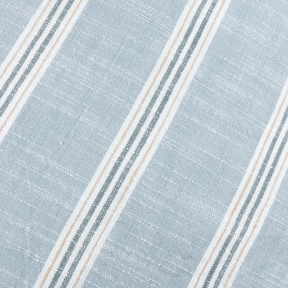 Wylder Abersoch Stripe Cushion - Sail Blue