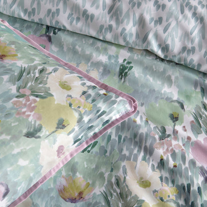 Abstract Floral Duvet Cover Set in Green - Duvet Cover Set - Appletree