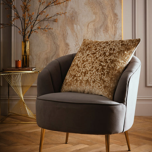 Atlas Cushion in Gold 55 x 55cm - Cushion - Laurence Llewelyn-Bowen