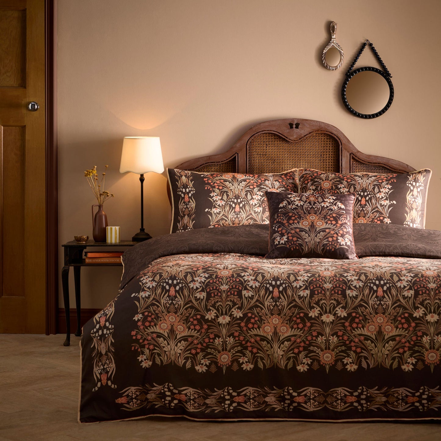 Appletree Heritage Audrey Cushion - Chocolate