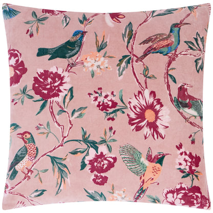 Wylder Aviary Cushion - Blushed Rose