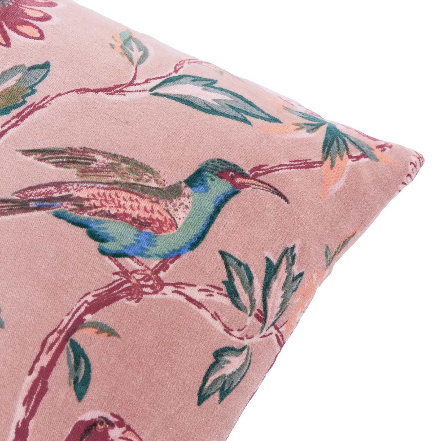 Wylder Aviary Cushion - Blushed Rose