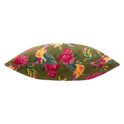 Wylder Aviary Cushion - Woodgrove Green