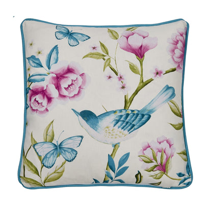 Amelle Outdoor Cushion by Dreams & Drapes Design in Blue 43 x 43cm - Cushion - Dreams & Drapes Design