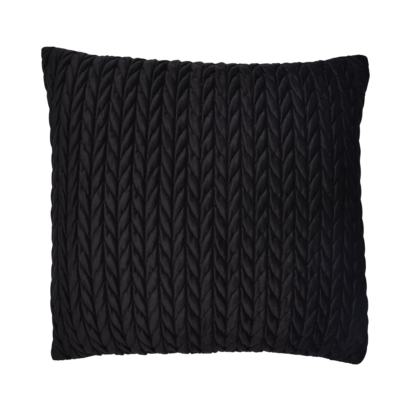 Amory Cushion by Laurence Llewelyn-Bowen in Black 43 x 43cm - Cushion - Laurence Llewelyn-Bowen