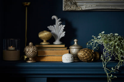 Hallis Ashbridge Kew 45mm Wooden Curtain Pole Finial - Baroque Gold