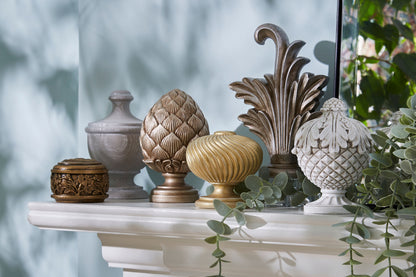 Hallis Ashbridge Kew 45mm Wooden Curtain Pole - Champagne Gold