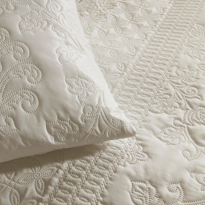 Avery Stripe Duvet Cover Set by Serene in Natural - Duvet Cover Set - Serene