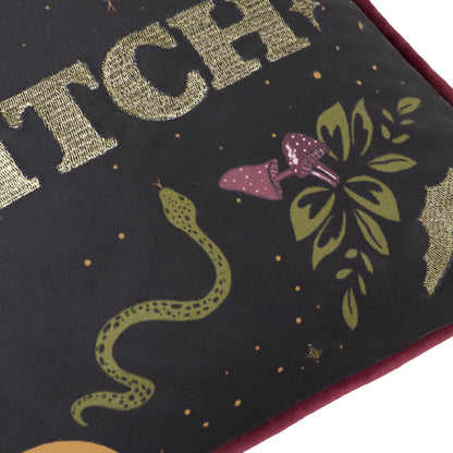 Furn Bad Witch Cushion - Black Magic