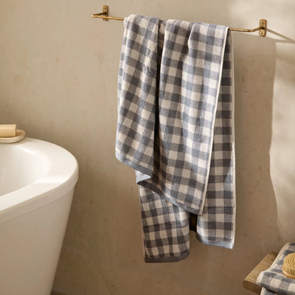 Yard Barton Bath Towels - Denim Blue