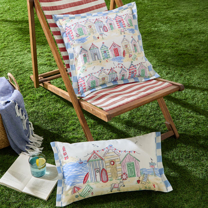 Furn Beach Huts Rectangular Outdoor Cushion - Multi