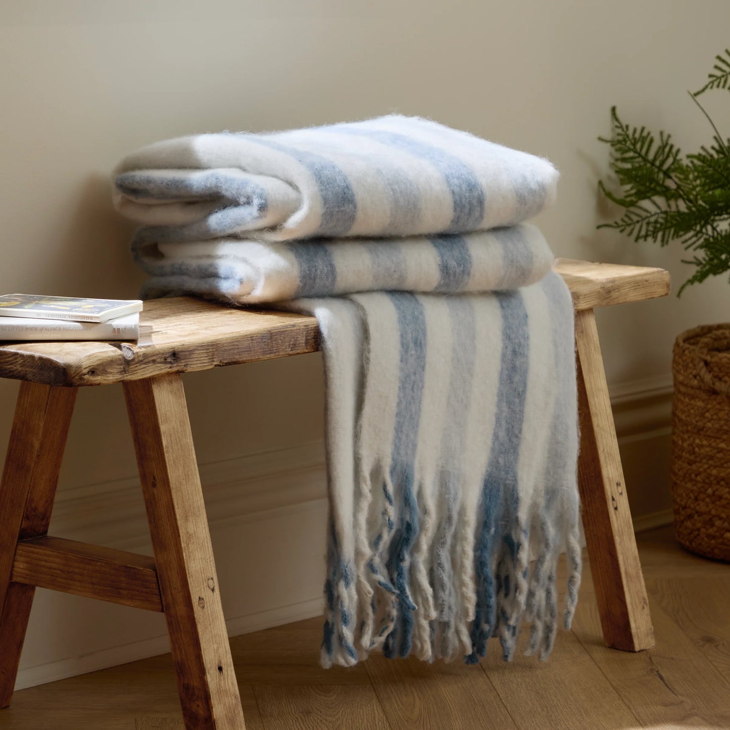 Wylder Beechwood Throw - Sky Blue