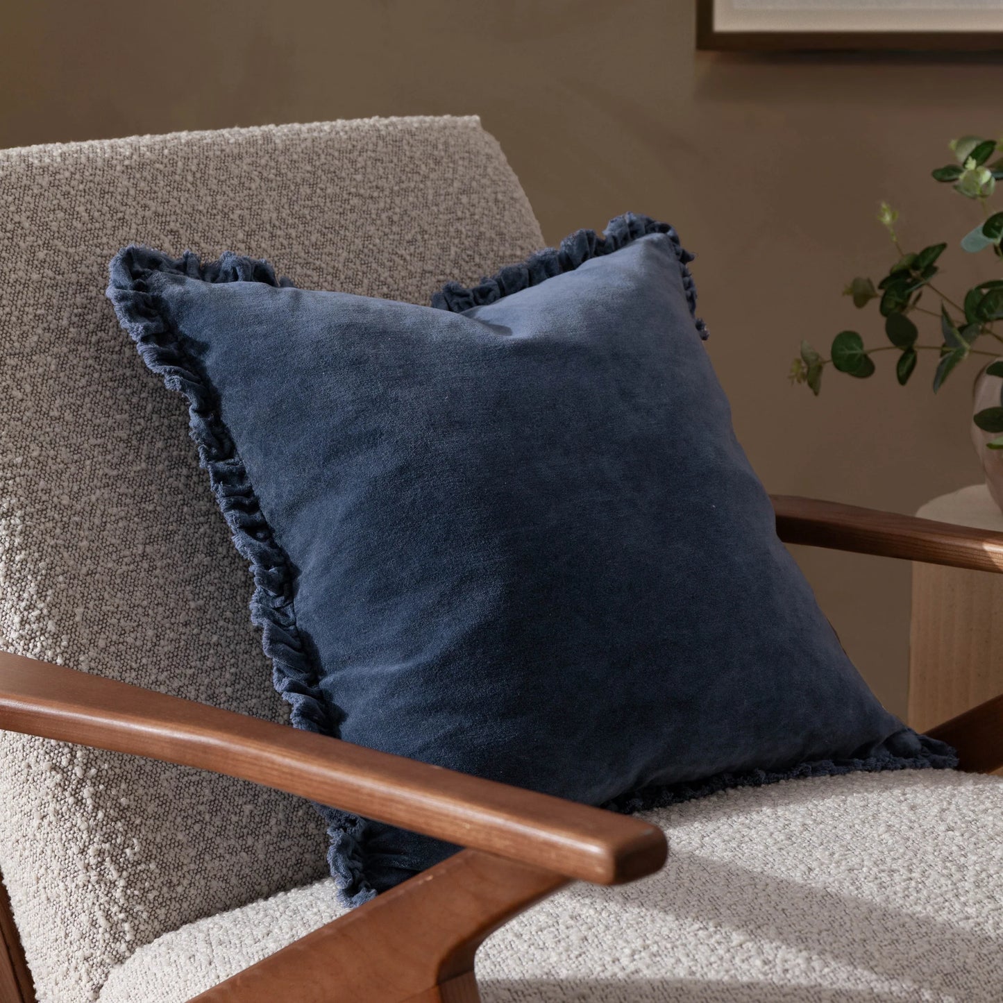 Yard Bertie Cushion - Ink