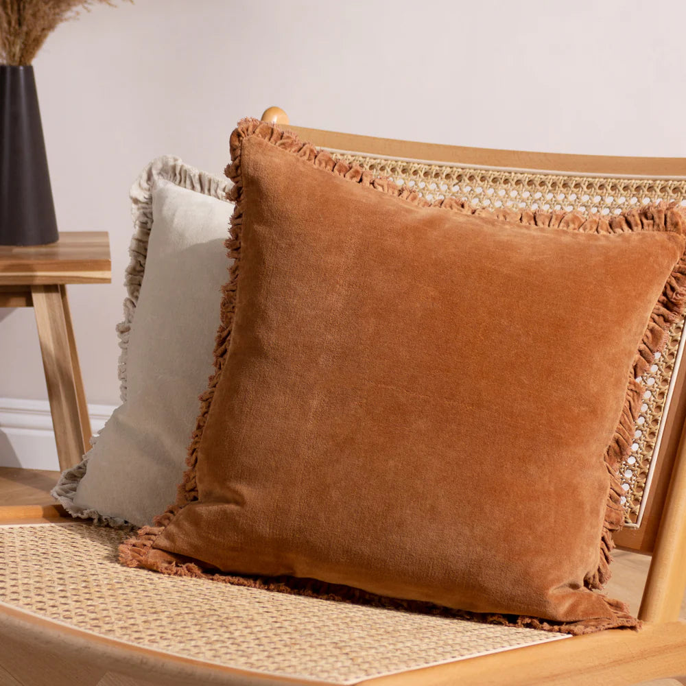 Yard Bertie Cushion - Rust