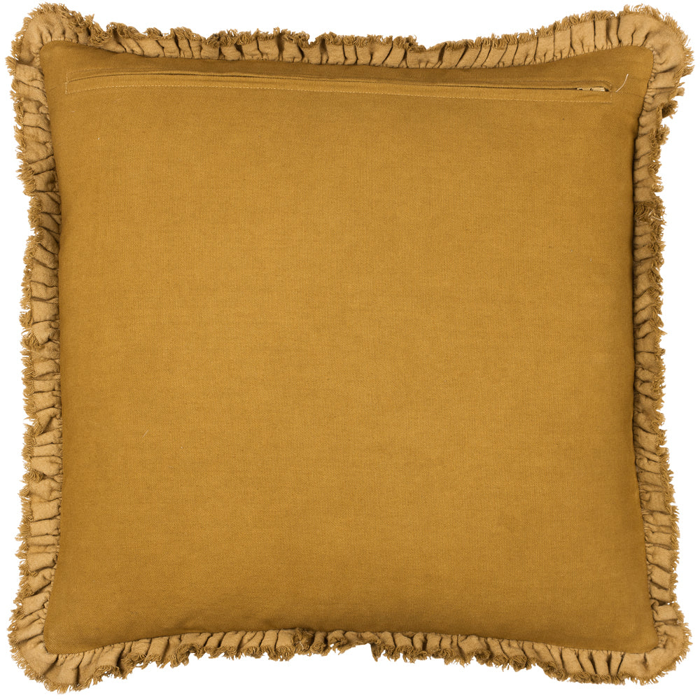 Yard Bertie Cushion - Saffron