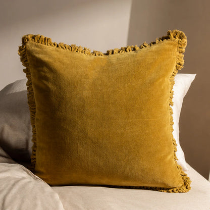 Yard Bertie Cushion - Saffron