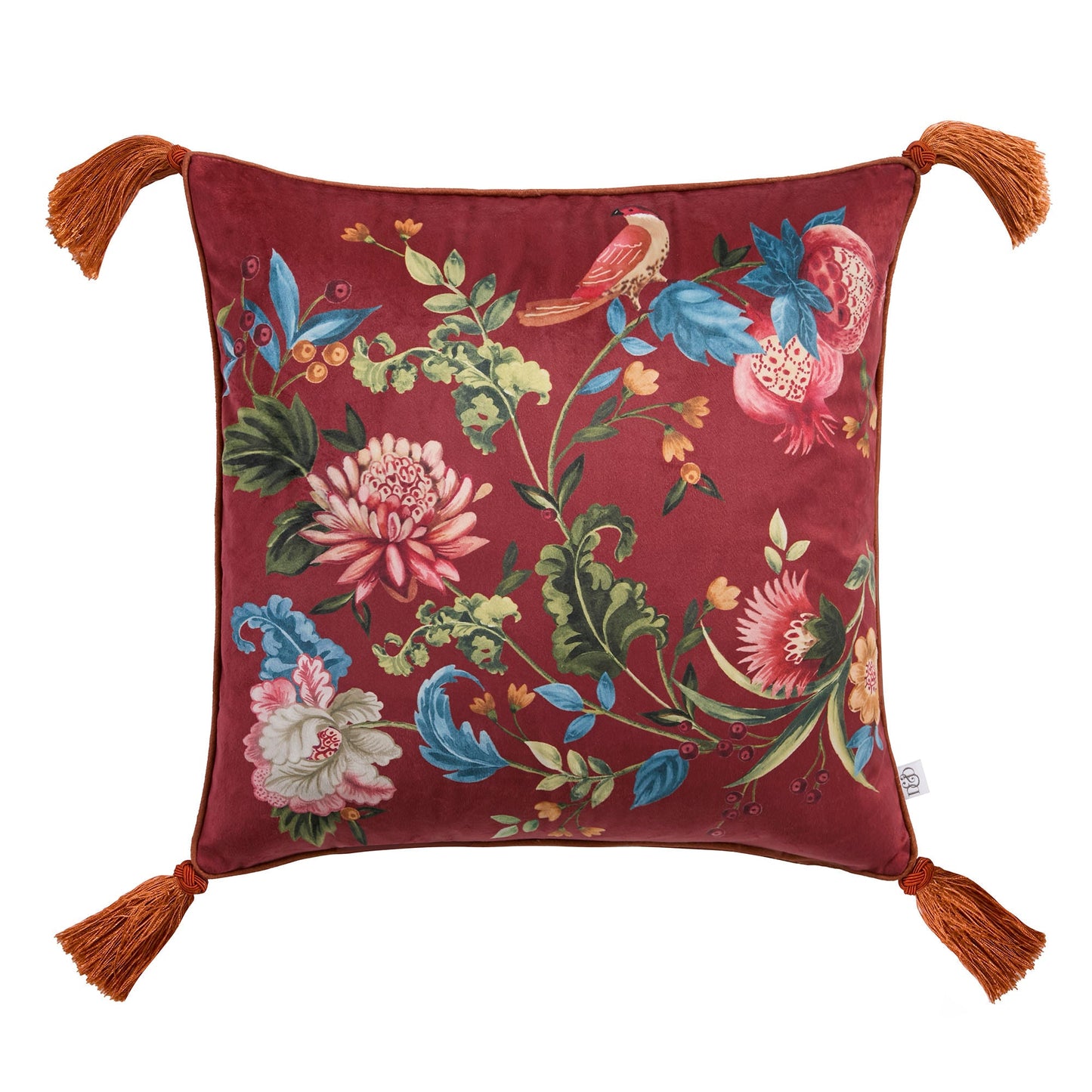 Dreams & Drapes Design Bejewelled Cushion - Spice