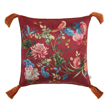 Dreams & Drapes Design Bejewelled Cushion - Spice