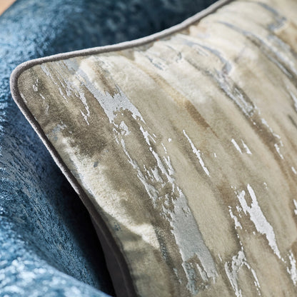 Clarke & Clarke Blocks Cushion - Silver