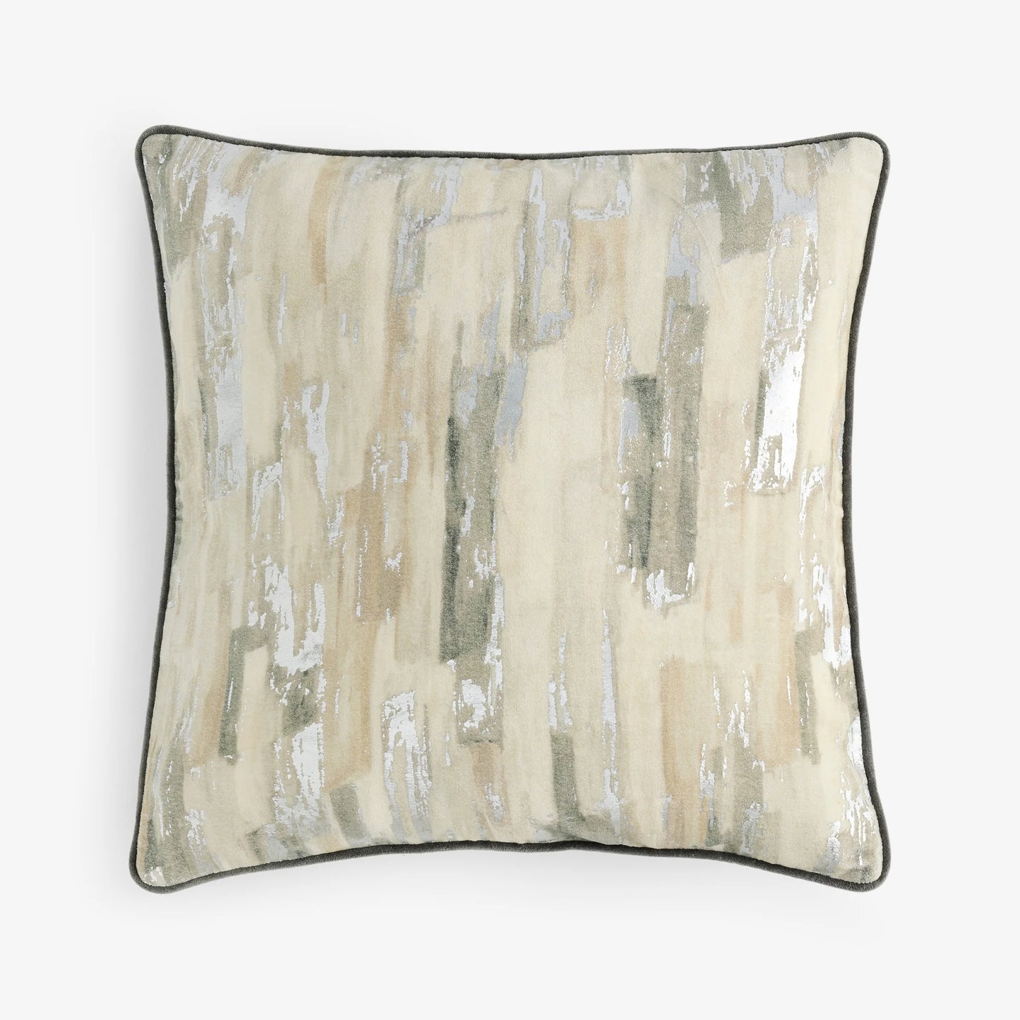 Clarke & Clarke Blocks Cushion - Silver