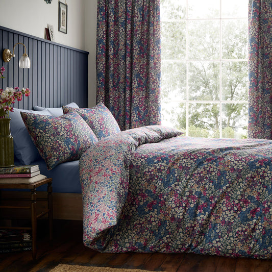 Dreams & Drapes Design Bessie Duvet Cover Set - Navy