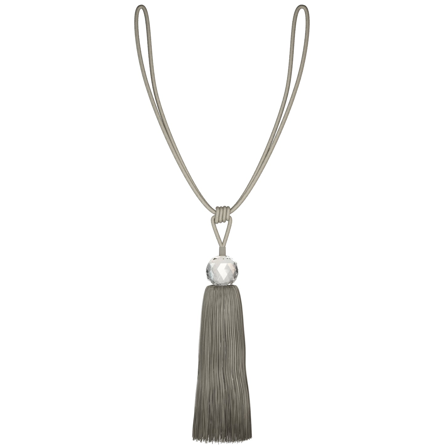 Speedy Bella Tassel Tieback - Silver