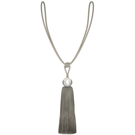 Speedy Bella Tassel Tieback - Silver