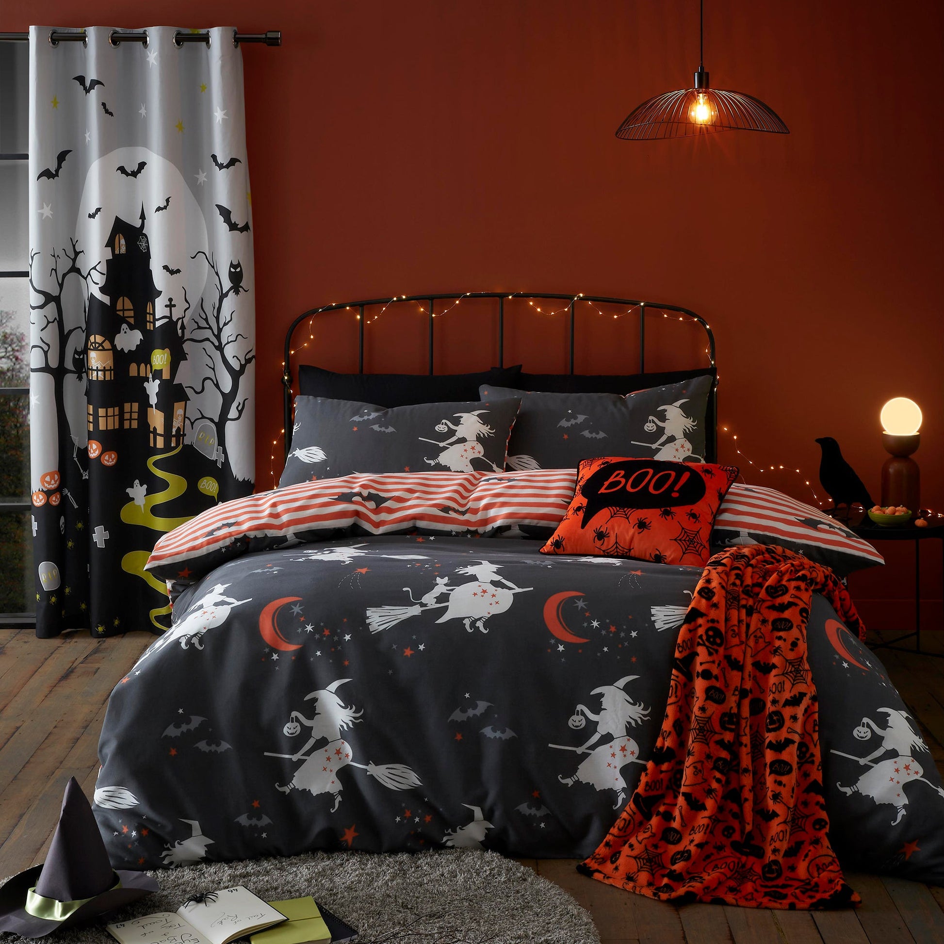 Boo Throw by Bedlam in Orange 120 x 150cm - Throw - Bedlam