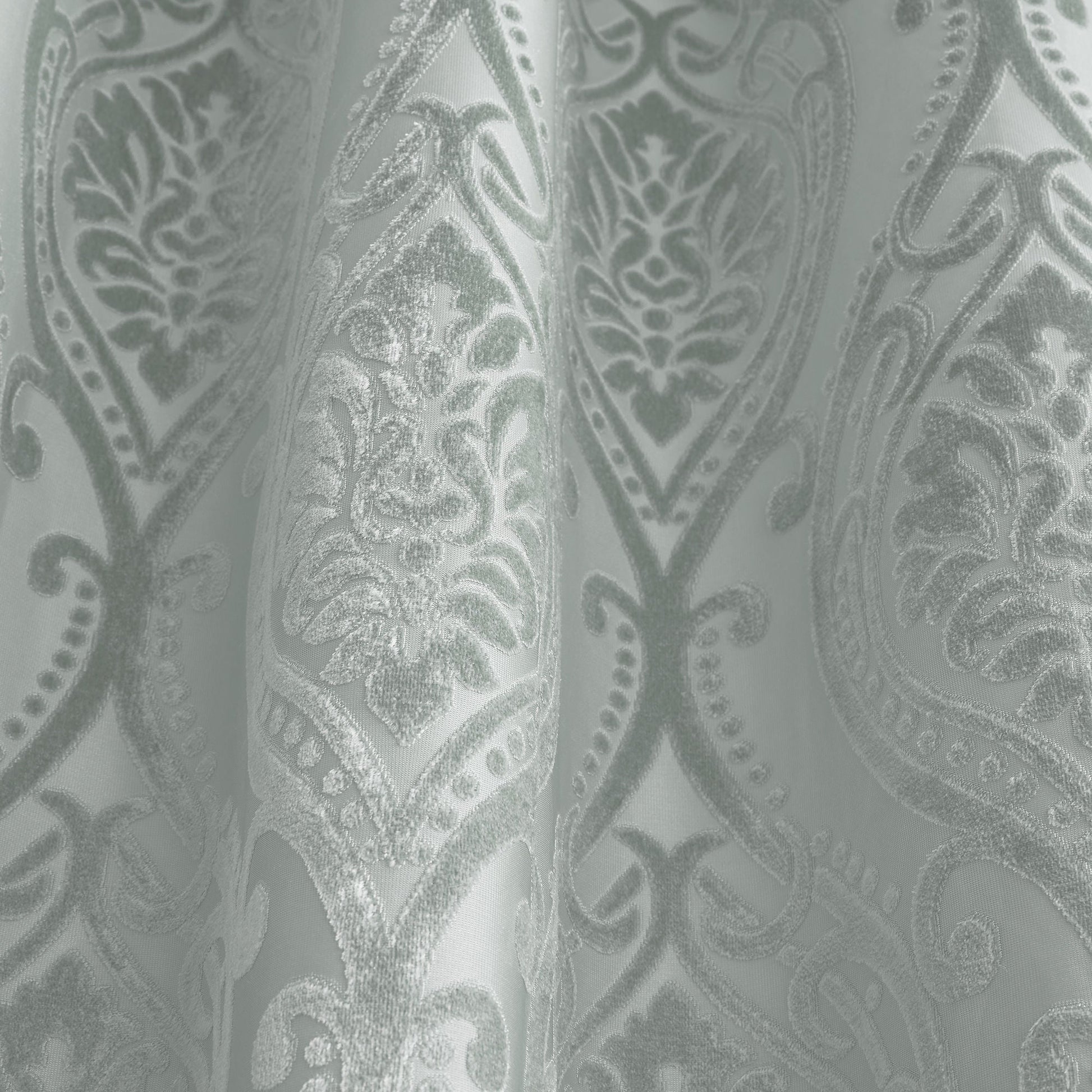 Chateau Pair of Eyelet Curtains by Curtina in Duck Egg - Pair of Eyelet Curtains - Curtina