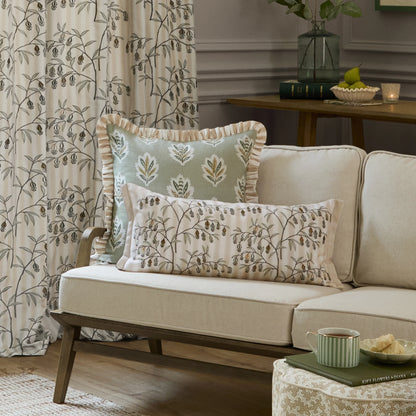 Sanderson Chinese Lanterns Cushion - Linen