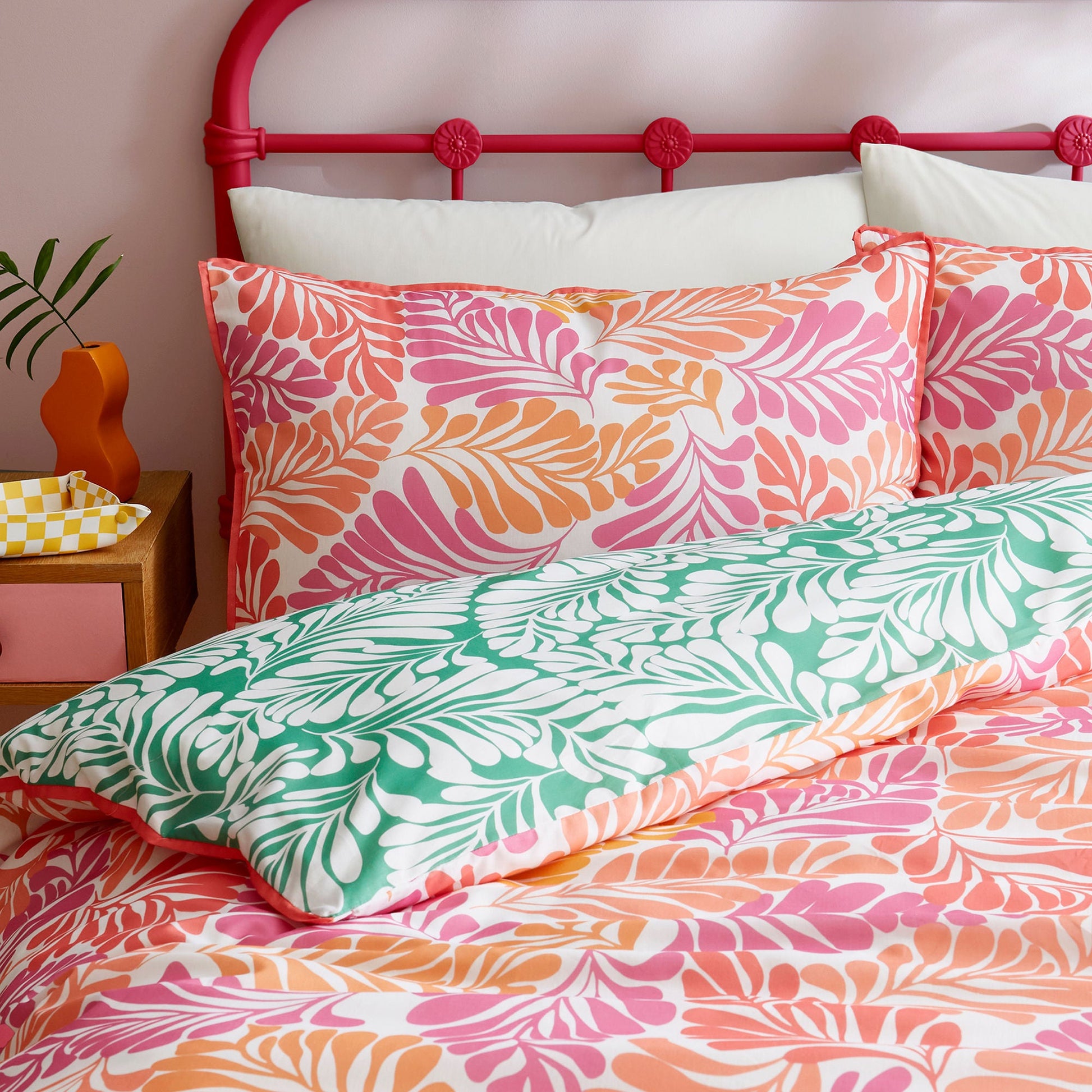 Carmen Duvet Cover Set by Appletree Style in Pink - Duvet Cover Set - Appletree Style